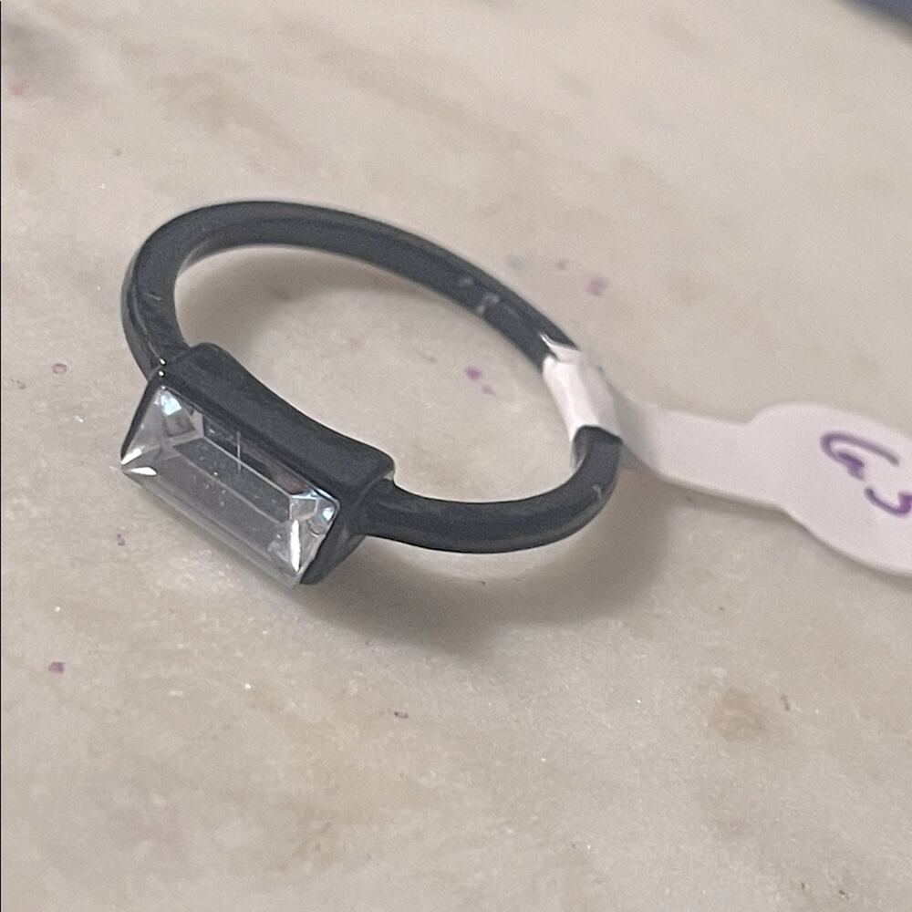 fashion ring gothic black 6.5
